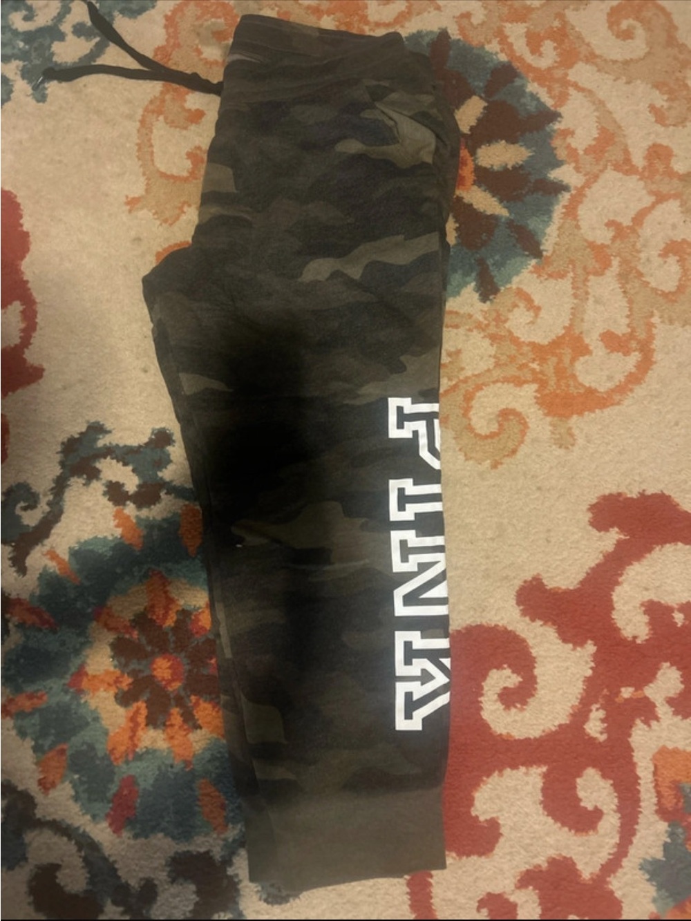 Women’s camouflage PINK Joggers XL